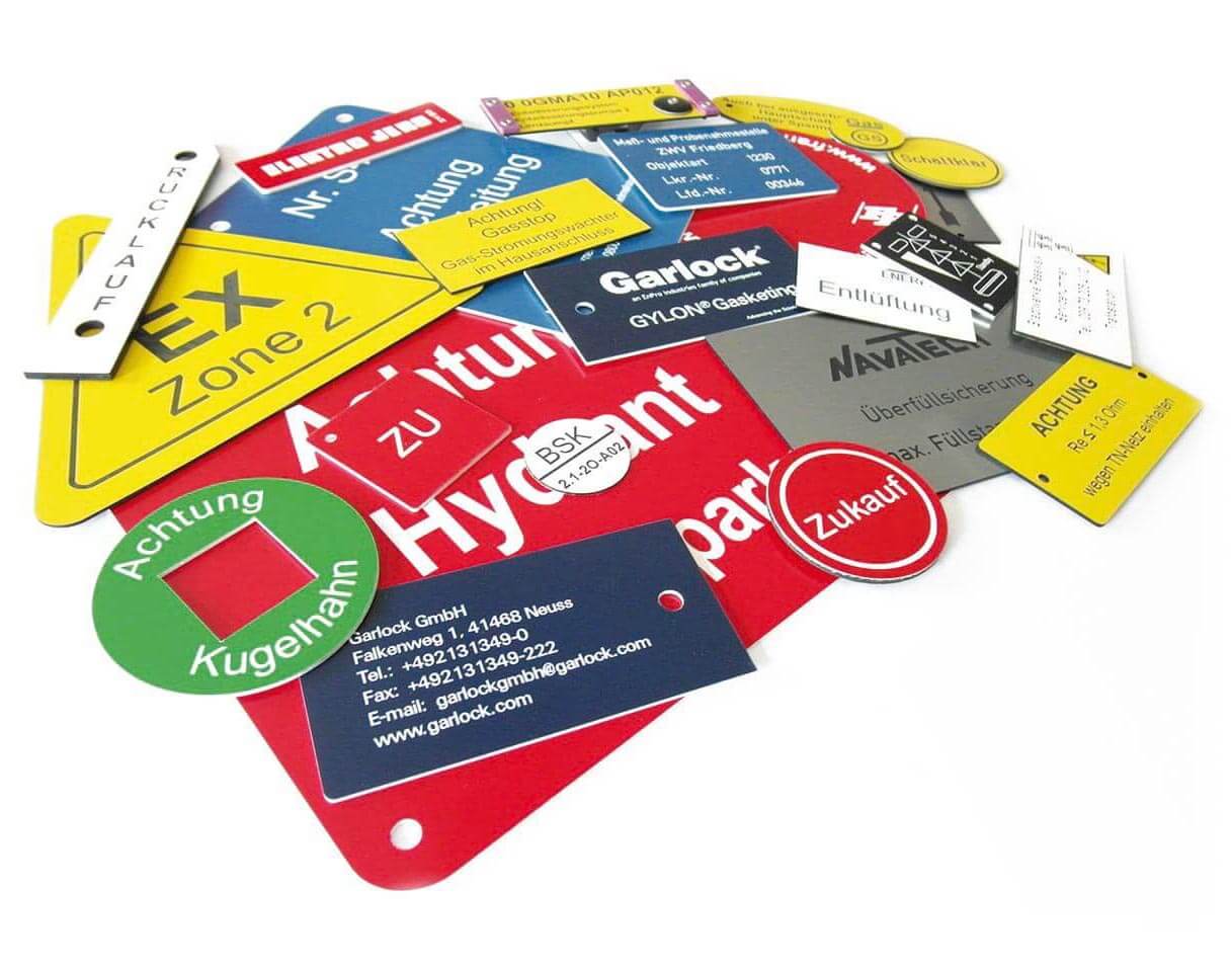 Kunststoffschilder Franken Plastik
