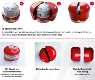 Plombe für den Trinkwasserschutz